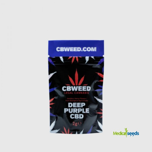 CBweed - CBD květy Deep Purple (0,5% THC)