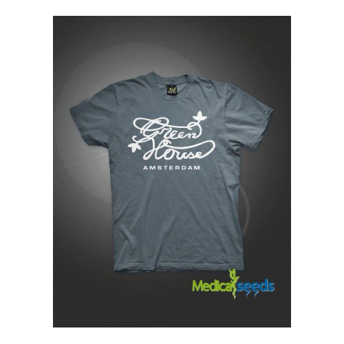 Triko Green House Logo - modrá