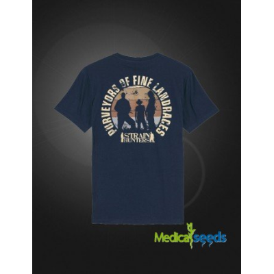 Tričko Strain Hunters Crew - tmavomodré