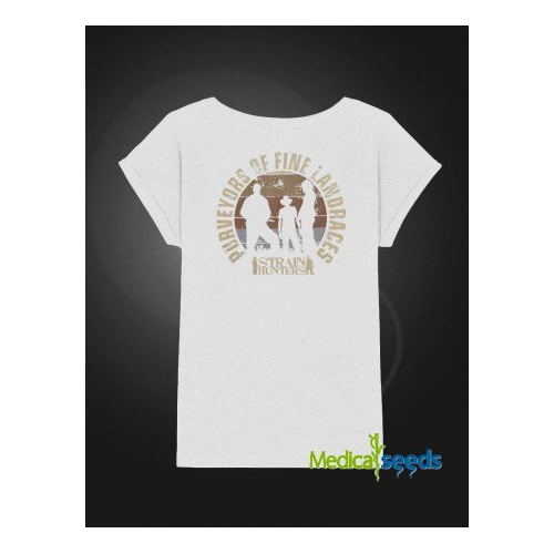 Womens Strain Hunters T-shirt - white
