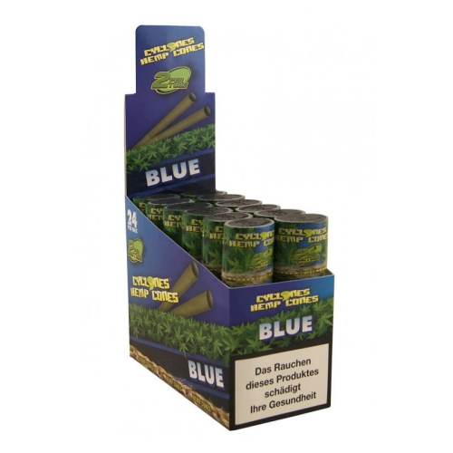 Cyclones Hemp Cones hemp blunt Blue 2 pcs