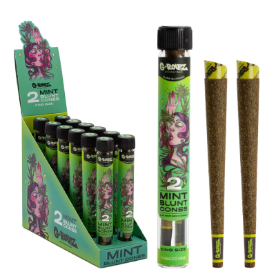 Grollz terpenové blunty Mint 2 ks