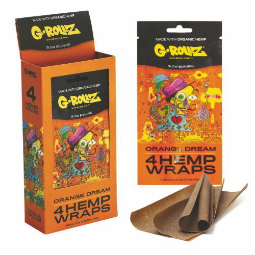 Grollz Hemp Wrap hemp blunt Orange Dream 4 pcs
