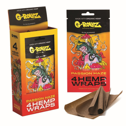 Grollz Hemp Wrap Passion Haze hemp blunt, 4 pcs