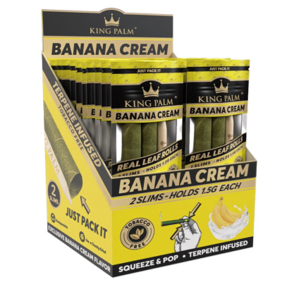 King Palm Slims palmový blunt Banana Cream (1,5 g) 2 ks