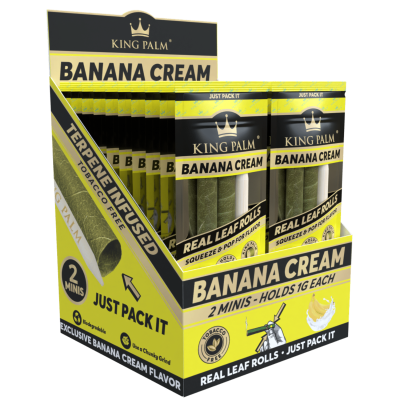 King Palm Minis palmový blunt Banana Cream (1 g) 2 ks