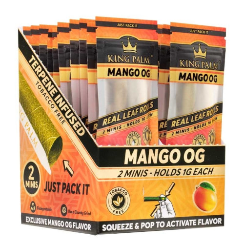 King Palm Minis palmový blunt Mango OG (1 g) 2 ks