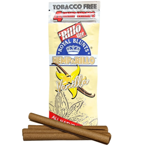 Hemparillo konopný blunt Vanilla 4 ks