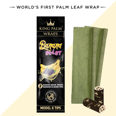 King Palm Wraps palmový blunt Banana Blast 2 ks
