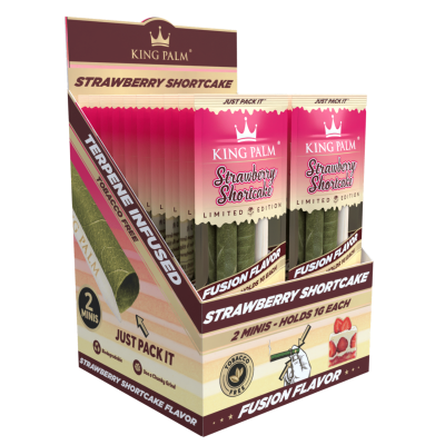 King Palm Minis palmový blunt Strawberry Shortcake (1 g) 2 ks