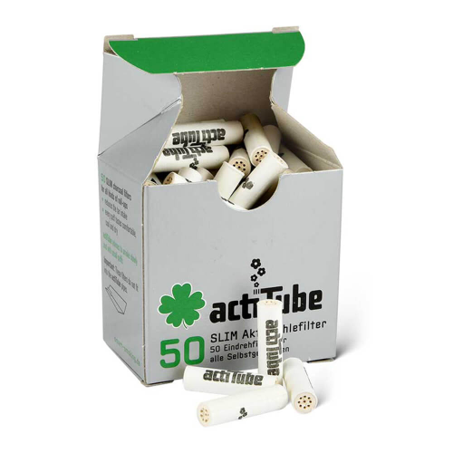 ActiTube Slim uhlíkové filtry 50 ks (7 mm)