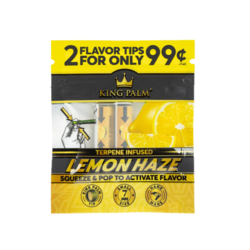 King Palm Lemon Haze flavored filters (7 mm) 2 pcs