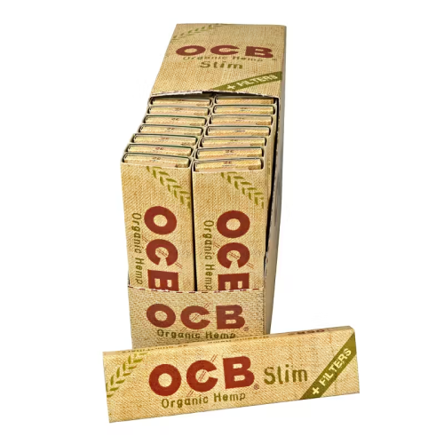 OCB Slim Organic papírky s filtry 32 ks