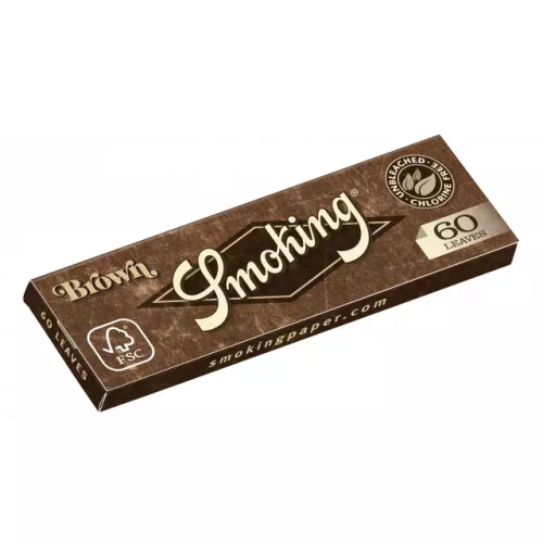 Smoking Brown short papers, 60 pcs