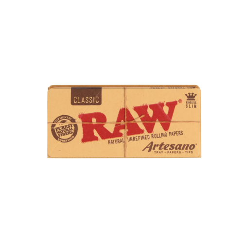 RAW Classic Artesano Kingsize Slim papieriky s filtrami, 32 ks