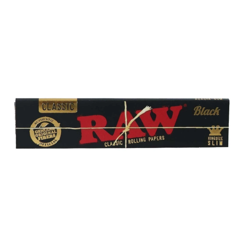 RAW Classic Black Kingsize Slim papieriky, 32 ks