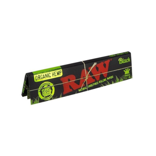 RAW Organic Hemp Black Kingsize Slim papieriky, 32 ks