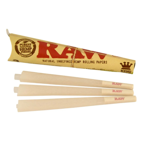RAW Classic Kingsize pre-rolled tubes, 3 pcs