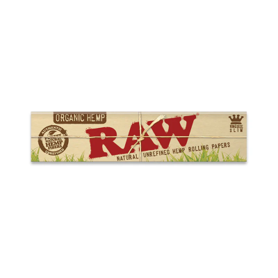 RAW Organic Hemp Kingsize Slim papírky 32 ks