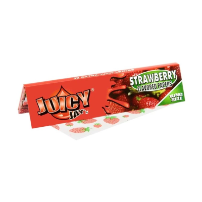 Juicy Jays Strawberry ochucené papírky 32 ks