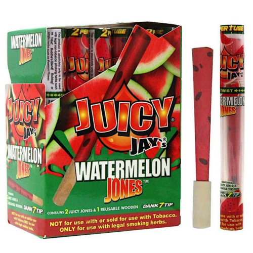 Juicy Jones Watermelon pre-rolled tubes, 2 pcs