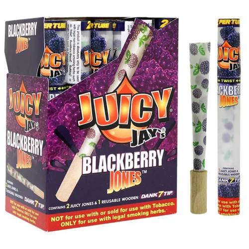 Juicy Jones Blackberry predrolované tuby, 2 ks