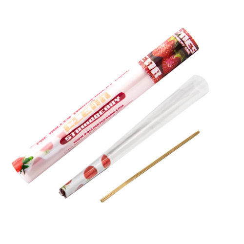 Cyclones Clear Strawberry pre-rolled tubes 1 pc