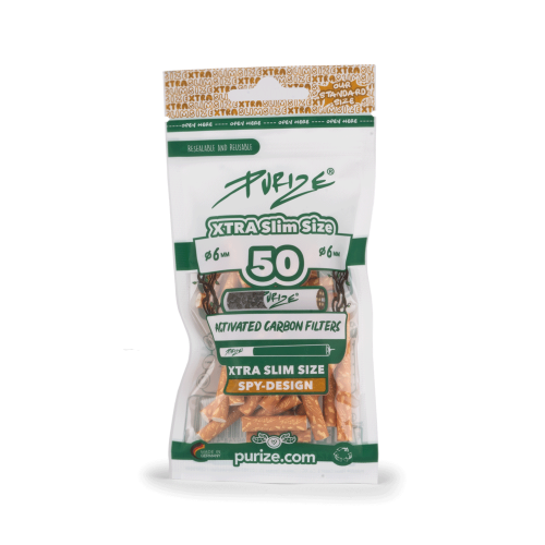 Purize Extra Slim uhlíkové filtry 50 ks (6 mm) spy