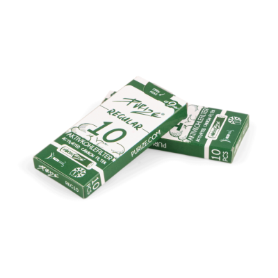 Purize Regular uhlíkové filtry 10 ks (9 mm) white