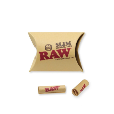 RAW Slim Herbal předrolované filtry 21 ks (5 mm)