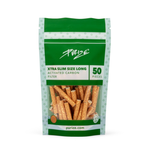 Purize Extra Slim Long uhlíkové filtre 50 ks (6 mm) spy