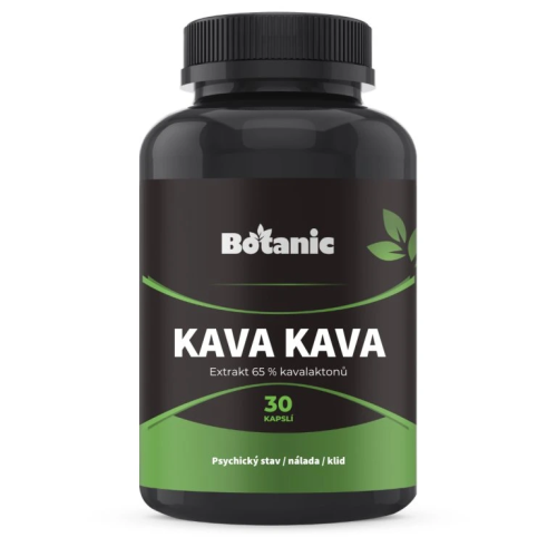 Kava Kava Extrakt 65 % kavalaktonů v kapslích