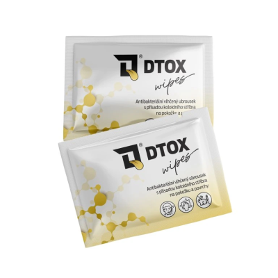D-TOX wipes - vlhčené kapesníky