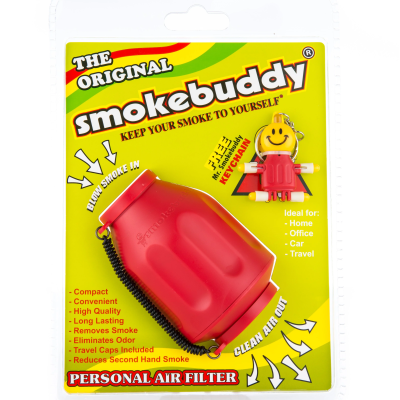 Smokebuddy neutralizátor kouře a pachu - červená